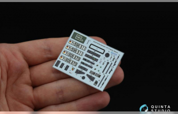 3D Декаль интерьера кабины для семейства Bundeswehr VOLKSWAGEN T3 (Takom)