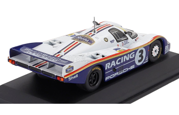 PORSCHE 956l 2.6l Twin Turbo Team Rothmans Porsche №3 Winner 24h Le Mans (1983) Al Holbert - Hurley Haywood - Vern Schuppan, White Blue
