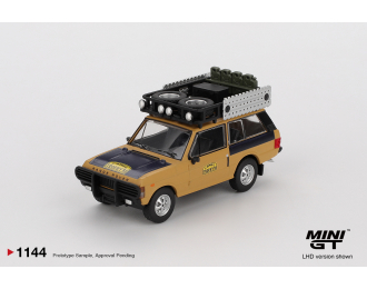 Range Rover C.Swoboda & K. Mentel Winner Camel Trophy Sumatra 1981, yellow / black (ранний доступ)