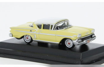 CHEVROLET Impala Sport Coupe (1958), light yellow/white