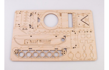 Сборная модель огнеметной установки Т-72А ТОС1