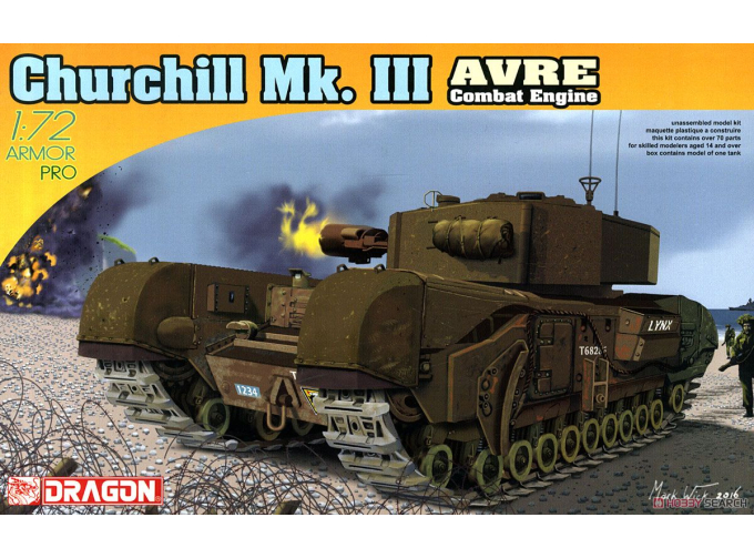Сборная модель танк Churchill Mk.III AVRE