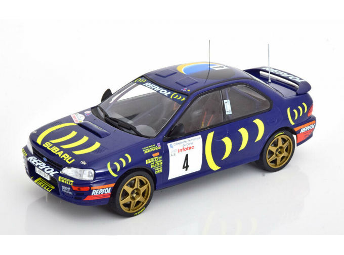 SUBARU Impreza 555 #4 McRae/Ringer 5 место Rally Tour de Corse Чемпион мира 1995