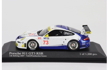 PORSCHE 911 997 GT3 RSR N 73 12h Sebring (2007) Jim Tafel - Ian James - Dominik Fernbacher