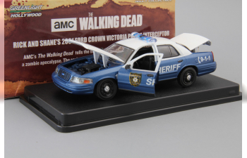 FORD Crown Victoria Police Interceptor "Rick and Shane's" из т/с "Ходячие мертвецы" (2001), blue / white