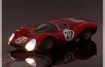 FERRARI 330 P3 Coupe №21 (Dirty & Lights Version) 24h Le Mans, Bandini/Guichet (1966)