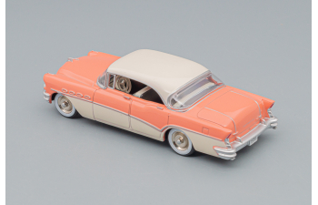 BUICK Roadmaster Riviera 4-Door Hardtop (1956), rose / white