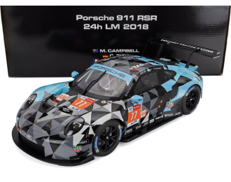 PORSCHE 911 991 RSR Team Dempsey Proton Racing №77 Winner Lmgte AM 24h Le Mans (2018) Matt Campbell - Christian Ried - Julien Andlauer