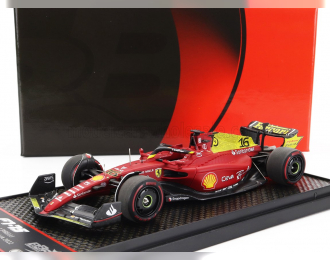 FERRARI F1-75 Scuderia Ferrari №16 2nd Monza Italy (pole Position) Gp (2022) Charles Leclerc, Red Yellow