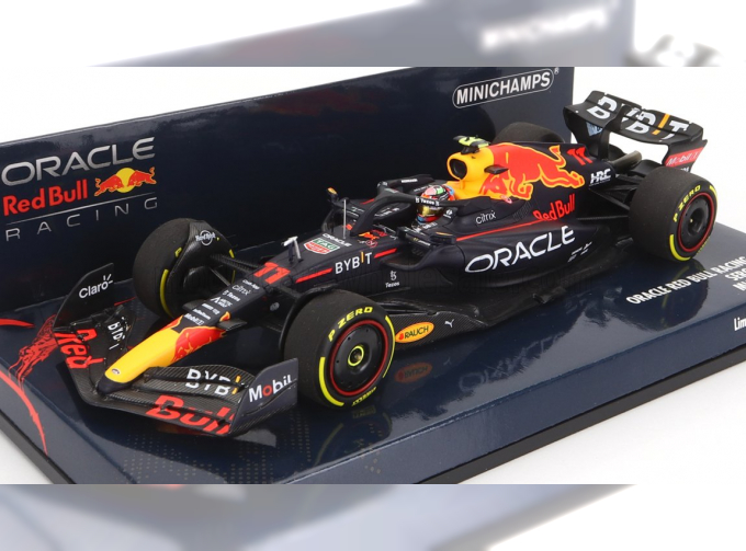 RED BULL F1 Rb18 Team Oracle Red Bull Racing N 11 4th Miami Gp 2022 Sergio Perez, Matt Blue Yellow Red