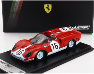 FERRARI 365 P2 №16 24h Le Mans (1966) Richard Attwood - David Piper, Red