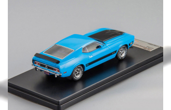 FORD Mustang Mach 1 (1973), light blue / black