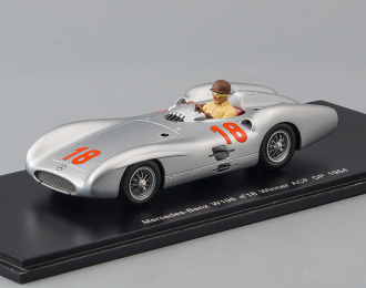 MERCEDES-BENZ W196 #18 Winner ACF Juan Manuel Fangio GP (1954), silver