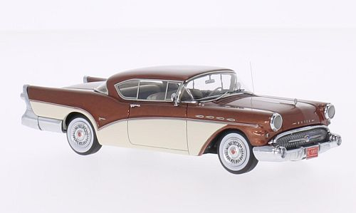 BUICK Roadmaster Hardtop Coupe 1957 Metallic Brown/Crеme