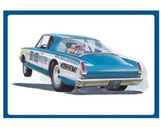 Сборная модель Plymouth Barracuda Funny Car *Hemi Hustler*, plastic modelkit 1966