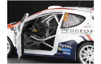 PEUGEOT 207 S2000 №4 Winner Rally Montecarlo (2011) Bryan Bouffier - Xavier Panseri, White Red