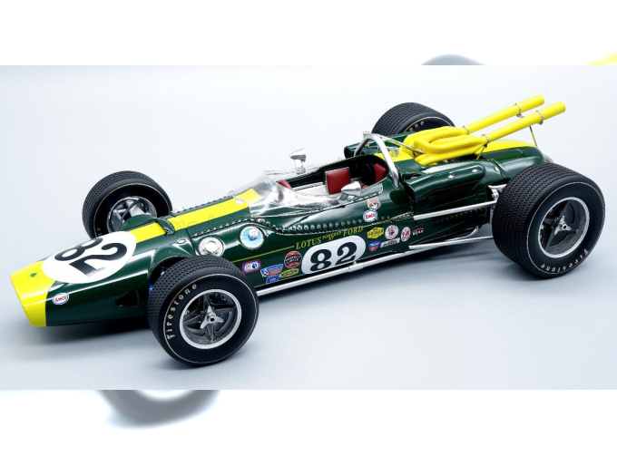 LOTUS Type 38 №82 Winner Indianapolis Indy 500 (1965) Jim Clark, Green Yellow