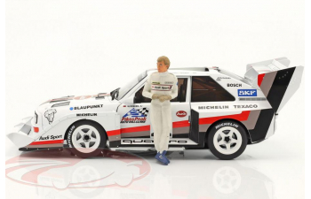 AUDI Quattro Sport S1 E2 №1 Winner Rally Pikes Peak Hill Climb (1987) W.Rohrl, Yellow White Red