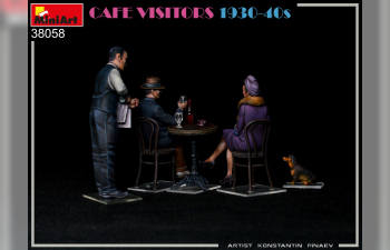 Сборная модель FIGURES Cafe Visitors 1930-1940