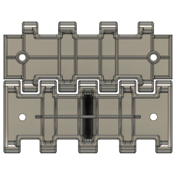Сборные траки вафельные Тип-34, Тип 2