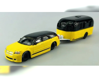 DODGE MAGNUM R/T STATION WAGON WITH ROULOTTE (2006), yellow black