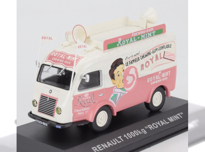 RENAULT 1000kg Van Royal Mint (1963), Pink White