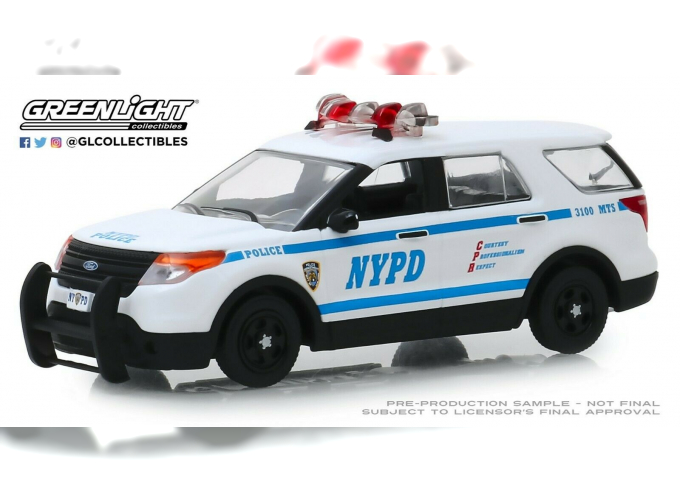 FORD Explorer Police Interceptor Utility "New York City Police Department" (NYPD) 2013