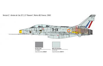 Сборная модель Самолет F-100F SUPER SABRE