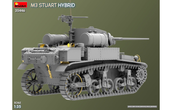 Сборная модель M3 Stuart Hybrid Military 1945