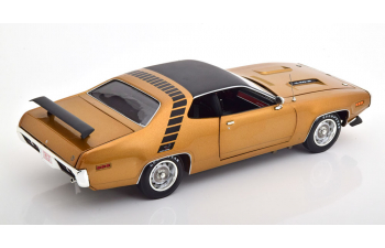 PLYMOUTH Road Runner (1971), gold/schwarz