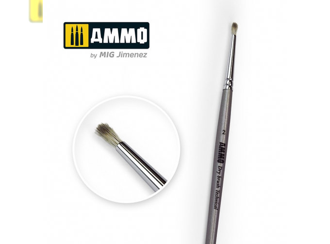 2 AMMO Drybrush Technical Brush