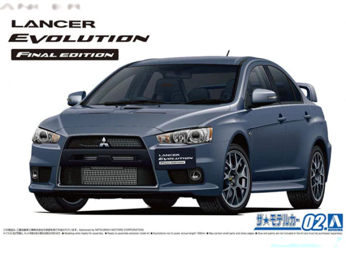 Сборная модель Mitsubishi Lancer Evolution X Final Edition '15 CZ4A