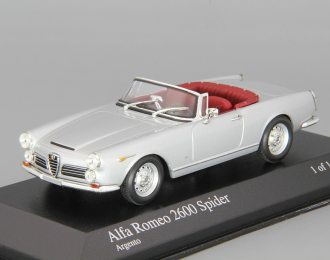 ALFA ROMEO 2600 Spider (1964), silver 