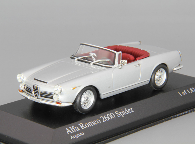 ALFA ROMEO 2600 Spider (1964), silver 