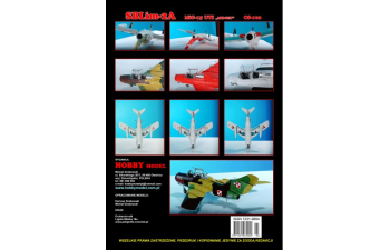 Сборная модель SBLim-2A, M.И.Г-15 УТИ, CS-102