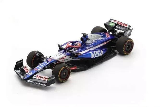 RACING BULLS F1 Vcarb-01 Team Visa Cash App №30 Las Vegas Usa Gp (2024) Liam Lawson, Blue White
