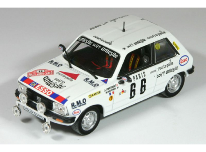 PEUGEOT 104 ZS #66 Jean-Louis Trintignant - Marianne Hoepfner Monte-Carlo (1982), white