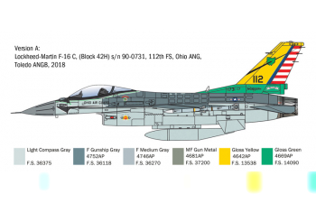 Сборная модель F-16C FIGHTING FALCON