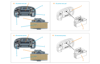 Декаль радарный отсек для Ka-52М (Quinta Models) (с 3D-печатными деталями)
