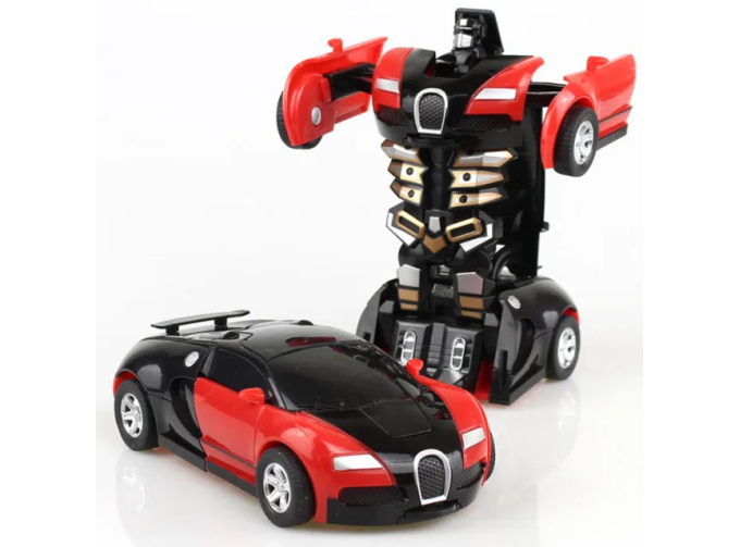 Игрушка Трансформер BUGATTI, красный