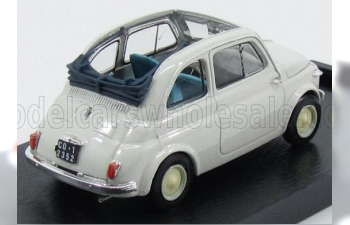 FIAT 500 Nuova Economica Aperta 1957, Very Light Grey