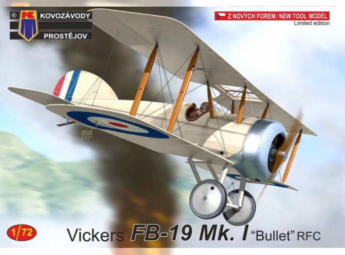 Сборная модель Vickers FB-19 Mk.I Bullet RFC