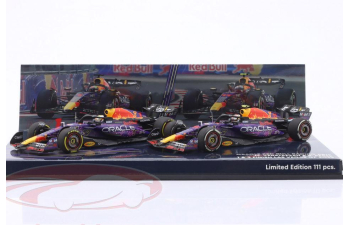 RED BULL Racing RB19 Winner and 3rd Las Vegas GP Formula 1 M. Verstappen №1, S. Perez №11 (2023)