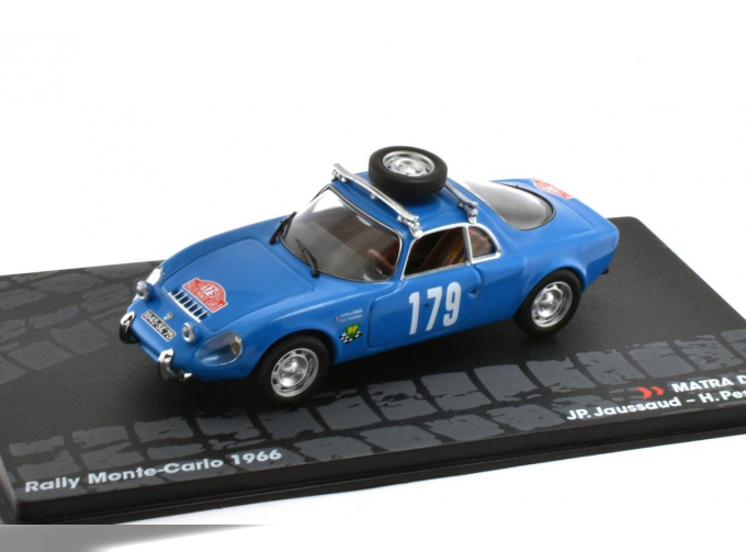 MATRA Djet V N 179 Rally Montecarlo (1966) J.P.Jaussaud - H.Pescarolo, Blue