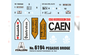 Сборная модель War Battle Set Pegasus Bridge Airborne Assault - 75th Anniversary D-day 1944-2019