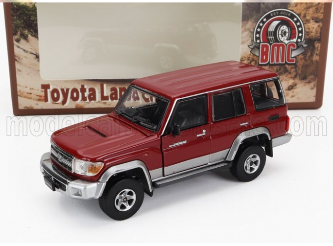 TOYOTA Land Cruiser Lc76 (2014), Red Silver