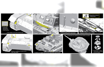 Сборная модель Танк Pz.Kpfw.III (T) Ausf.H