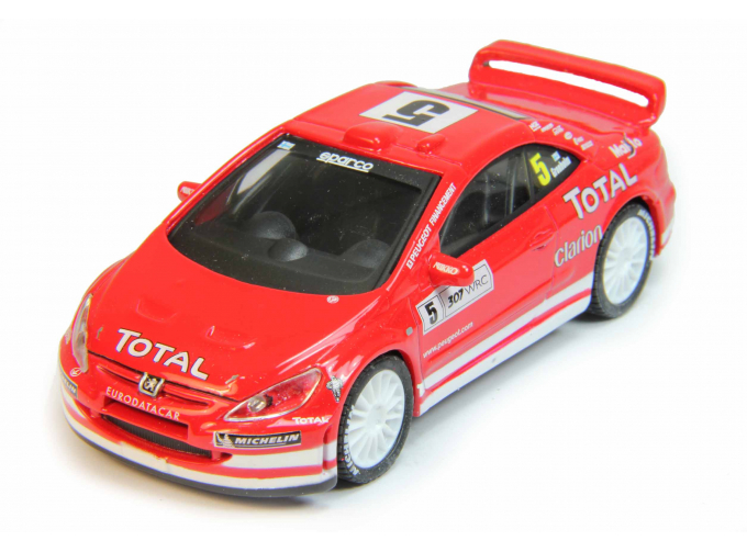 PEUGEOT 307 WRC #5 Gronholm, red