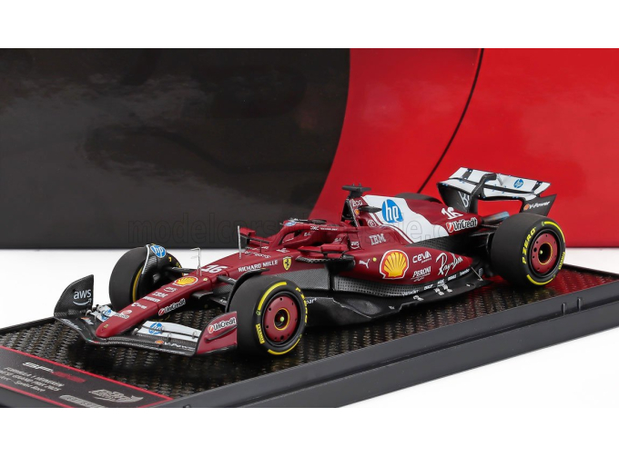 FERRARI F1 Sf-25 Team Scuderia Ferrari Hp №16 Sprint Race China Gp (2025) Charles Leclerc, Red Black