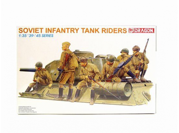 Сборная модель Солдаты Soviet Infantry Tank Riders